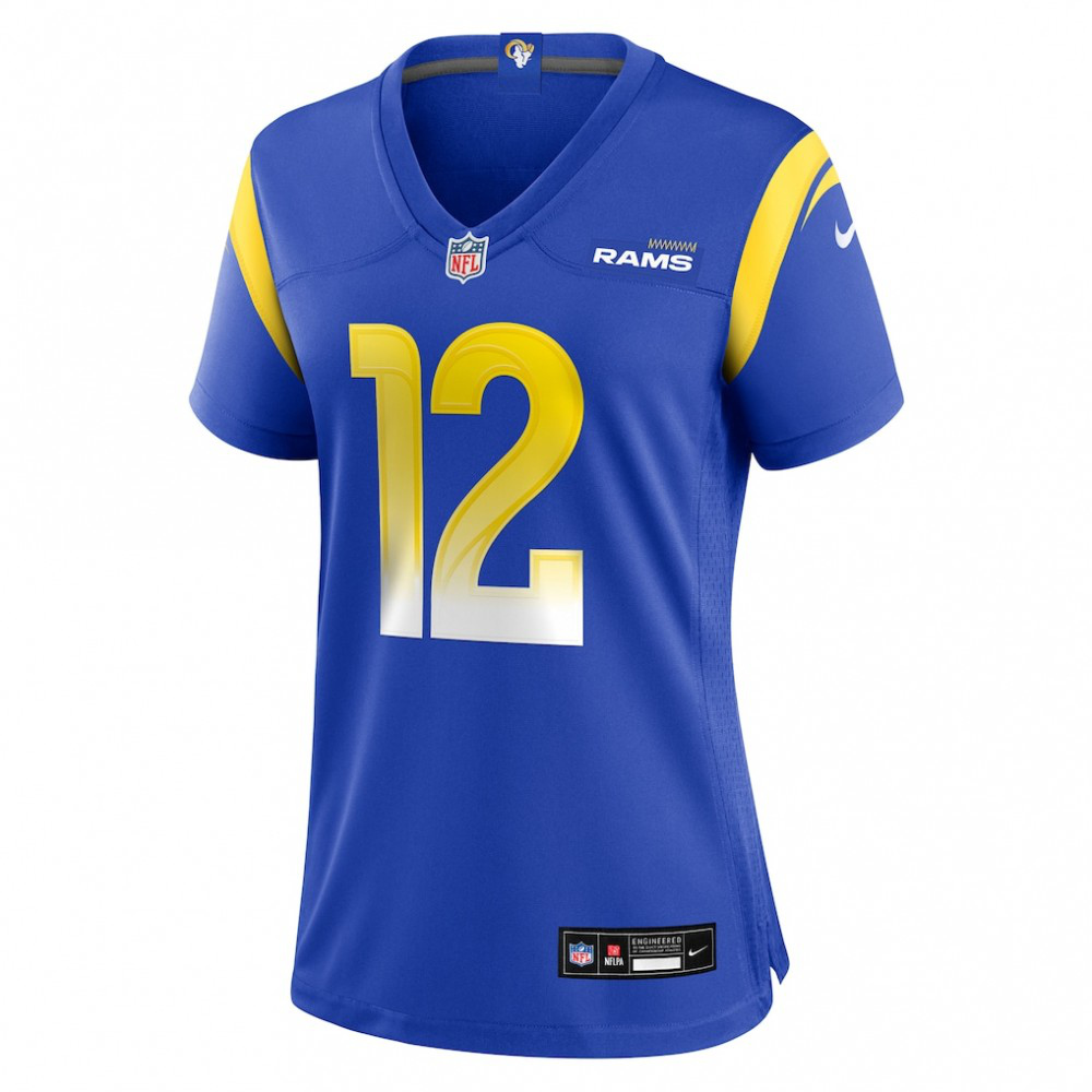 Puka Nacua Los Angeles Rams Nike Women's Game Player Jersey - Royal-GridironStore